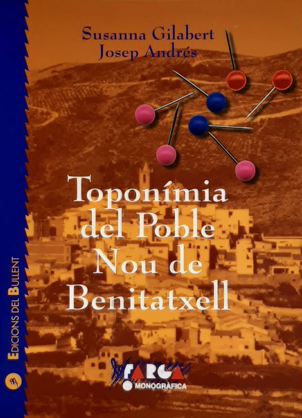 Toponímia del Poble Nou de Benitatxell. Obra finalista del 1er Premi Puig Llorença d'investigació